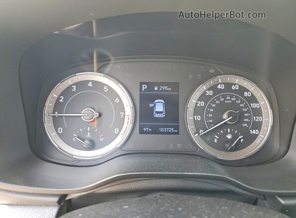 KMHRB8A32LU037407 2020 HYUNDAI VENUE Black Սարքավորումների վահանակի տեսք