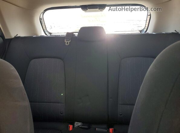 KMHRB8A32LU037407 2020 HYUNDAI VENUE Black Հետևի նստատեղերի տեսք