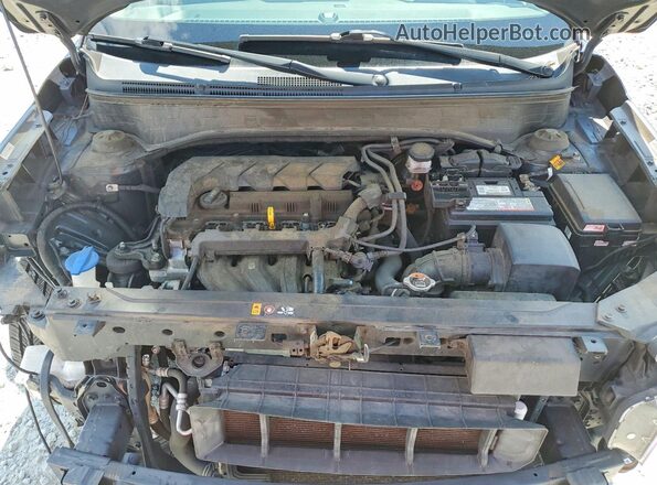 KMHRB8A32LU037407 2020 HYUNDAI VENUE Black Շարժիչի բաժամունքի տեսք