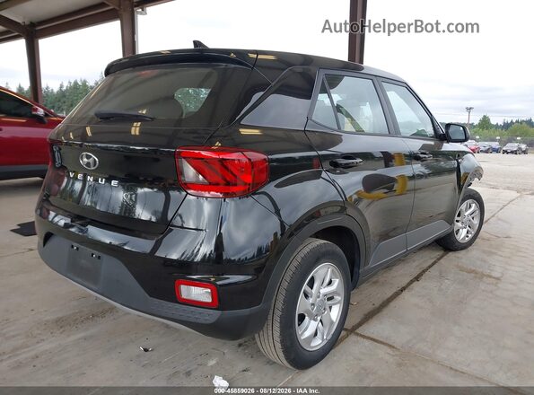 KMHRB8A32MU095521 2021 HYUNDAI VENUE Черный Задняя правая четверть