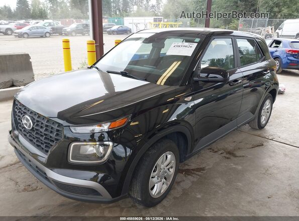 KMHRB8A32MU095521 2021 HYUNDAI VENUE Черный Передняя левая четверть