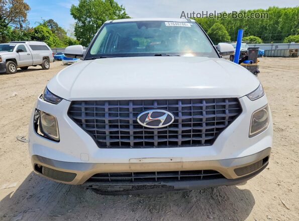 KMHRB8A33MU067159 2021 HYUNDAI VENUE White Դիմացի տեսք