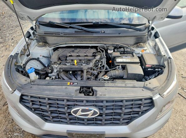 KMHRB8A36LU048930 2020 HYUNDAI VENUE Silver Widok komory silnika