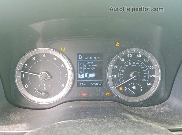 KMHRB8A36MU072114 2021 HYUNDAI VENUE Green Вид щитка приладів