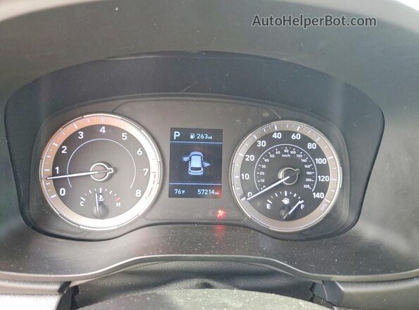 KMHRB8A37LU032641 2020 HYUNDAI VENUE Silver Widok zestawu wskaźników