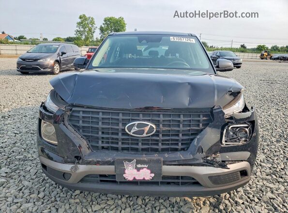 KMHRB8A38LU028419 2020 HYUNDAI VENUE Черный Вид спереди