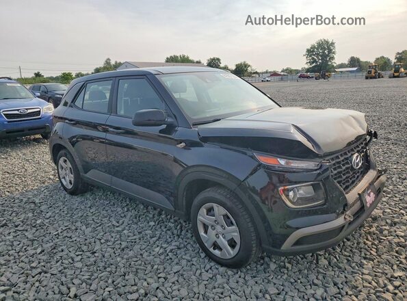 KMHRB8A38LU028419 2020 HYUNDAI VENUE Черный Передняя правая четверть