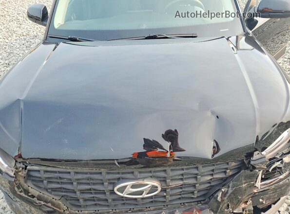 KMHRB8A38LU028419 2020 HYUNDAI VENUE Черный Вид задней части салона