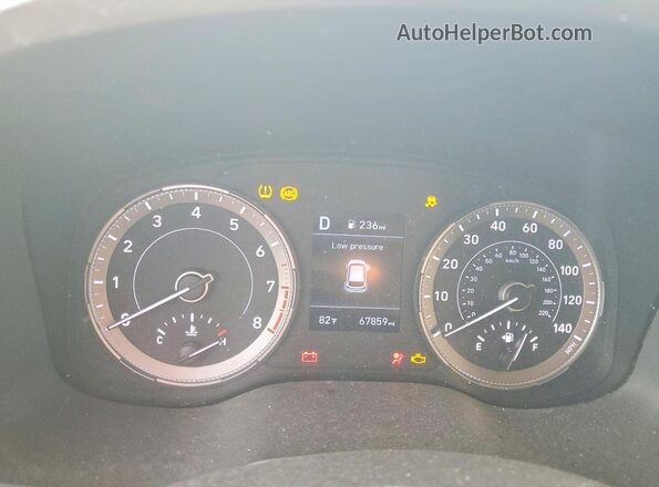 KMHRB8A39LU026291 2020 HYUNDAI VENUE Black ხელსაწყოთა პანელის ხედი