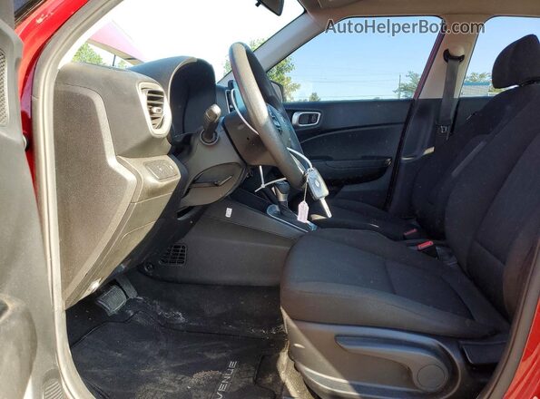 KMHRB8A3XMU097310 2021 HYUNDAI VENUE Red Widok wnętrza z przodu