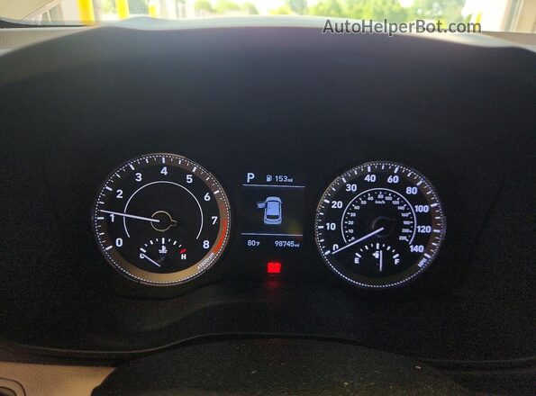 KMHRC8A30LU019811 2020 HYUNDAI VENUE Белый Вид щитка приборов