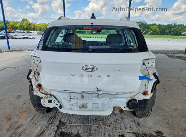 KMHRC8A30LU043610 2020 HYUNDAI VENUE White Widok z tyłu