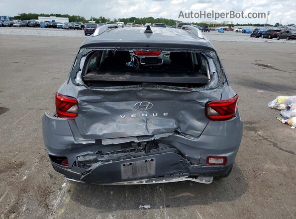 KMHRC8A30NU166911 2022 HYUNDAI VENUE Gray Rear view