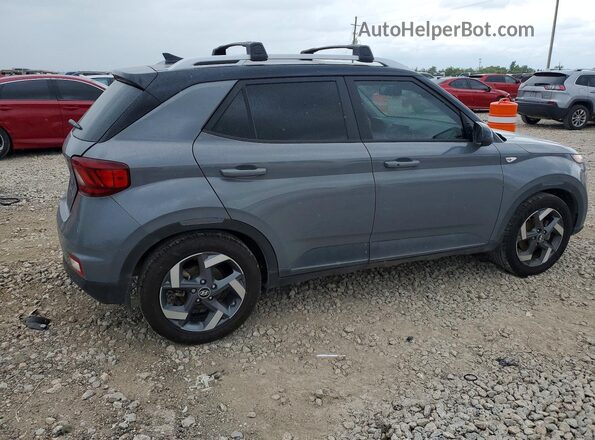 KMHRC8A30NU200930 2022 HYUNDAI VENUE Gray Trasero derecho