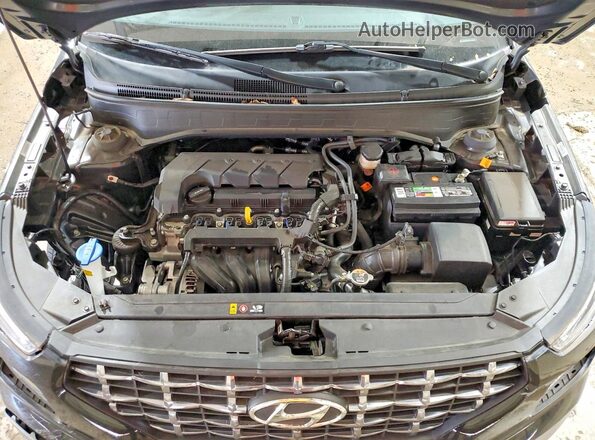 KMHRC8A30PU213227 2023 HYUNDAI VENUE Black Вид підкапотного простору