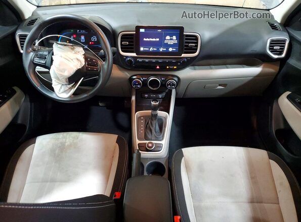 KMHRC8A30PU213227 2023 HYUNDAI VENUE Black Вид панелі приладів