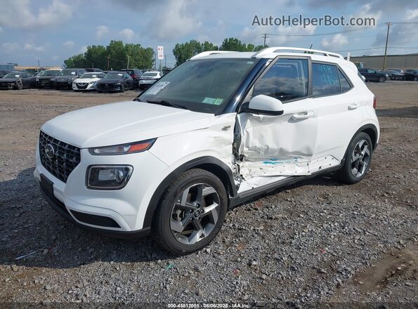 KMHRC8A30PU257406 2023 HYUNDAI VENUE White Передня ліва чверть