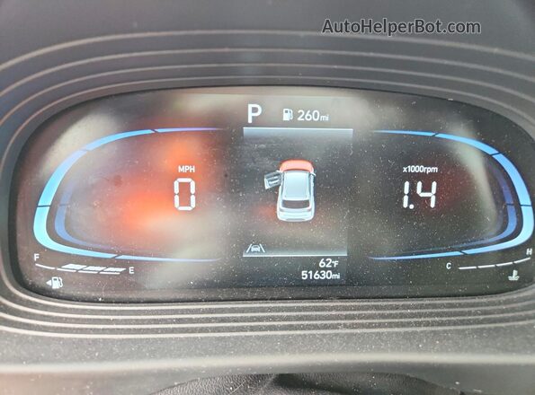 KMHRC8A30PU272973 2023 HYUNDAI VENUE Silver Սարքավորումների վահանակի տեսք