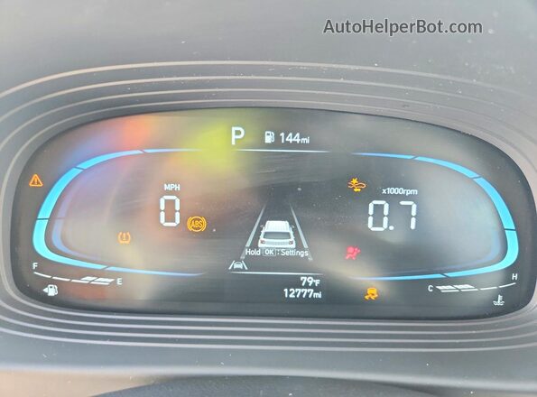 KMHRC8A30TU429847 2026 HYUNDAI VENUE Белый Вид щитка приборов