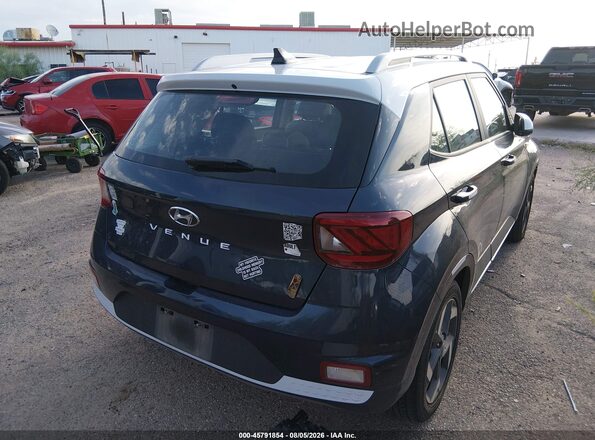 KMHRC8A31LU042272 2020 HYUNDAI VENUE Dark Blue Tył prawy