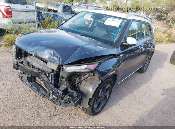 KMHRC8A31LU042272 2020 HYUNDAI VENUE Dark Blue Przód lewy