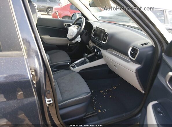 KMHRC8A31LU042272 2020 HYUNDAI VENUE Dark Blue Widok wnętrza z przodu