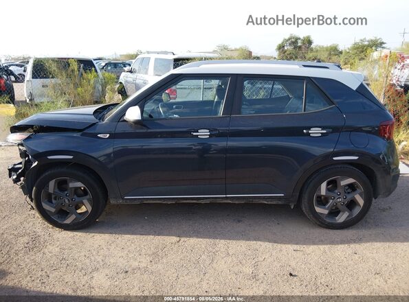 KMHRC8A31LU042272 2020 HYUNDAI VENUE Dark Blue Widok wnętrza z tyłu