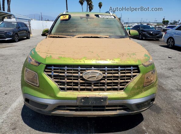 KMHRC8A31PU216024 2023 HYUNDAI VENUE Green Դիմացի տեսք