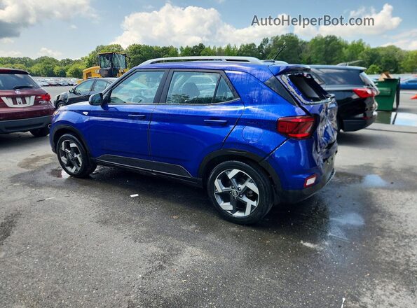 KMHRC8A31PU269127 2023 HYUNDAI VENUE Blue Հետևի ձախ