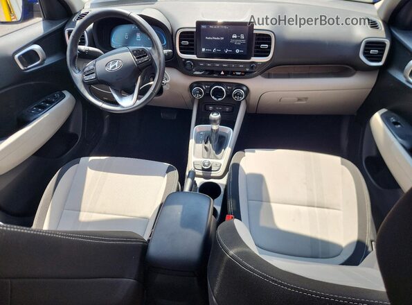 KMHRC8A31PU269127 2023 HYUNDAI VENUE Blue Առջևի վահանակի տեսք