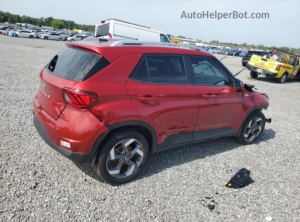 KMHRC8A31SU376705 2025 HYUNDAI VENUE Red უკანა მარჯვენა