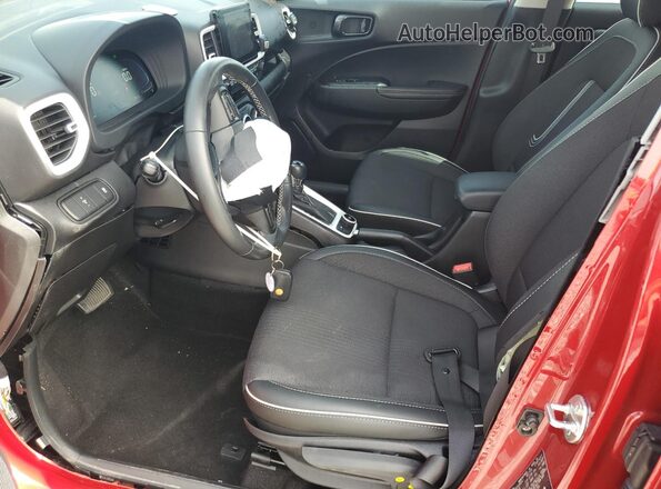 KMHRC8A31SU376705 2025 HYUNDAI VENUE Red წინა სალონის ხედი