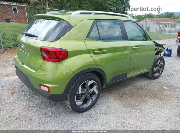 KMHRC8A32PU252434 2023 HYUNDAI VENUE Зеленый Задняя правая четверть