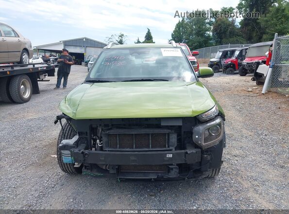 KMHRC8A32PU252434 2023 HYUNDAI VENUE Зеленый Вид задней части салона