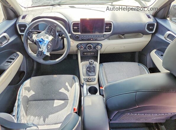 KMHRC8A32PU261554 2023 HYUNDAI VENUE Blue Vista del salpicadero