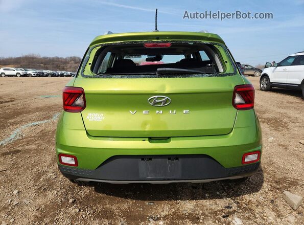 KMHRC8A32PU276555 2023 HYUNDAI VENUE Green უკანა ხედი