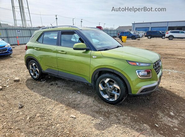 KMHRC8A32PU276555 2023 HYUNDAI VENUE Green წინა მარჯვენა