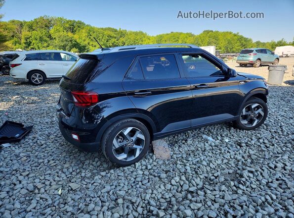 KMHRC8A32RU285503 2024 HYUNDAI VENUE Black უკანა მარჯვენა