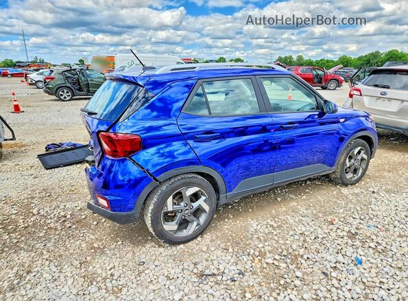KMHRC8A32RU300632 2024 HYUNDAI VENUE Blue Задня права чверть