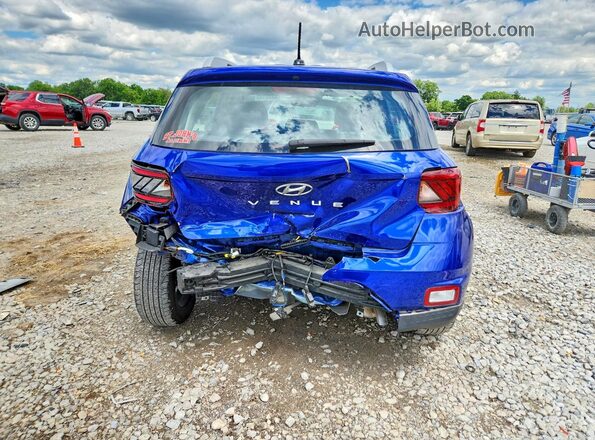 KMHRC8A32RU300632 2024 HYUNDAI VENUE Blue Вид ззаду