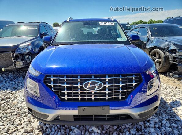 KMHRC8A32RU300632 2024 HYUNDAI VENUE Blue Вид спереду