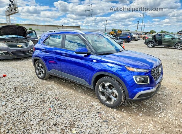 KMHRC8A32RU300632 2024 HYUNDAI VENUE Blue Передня права чверть
