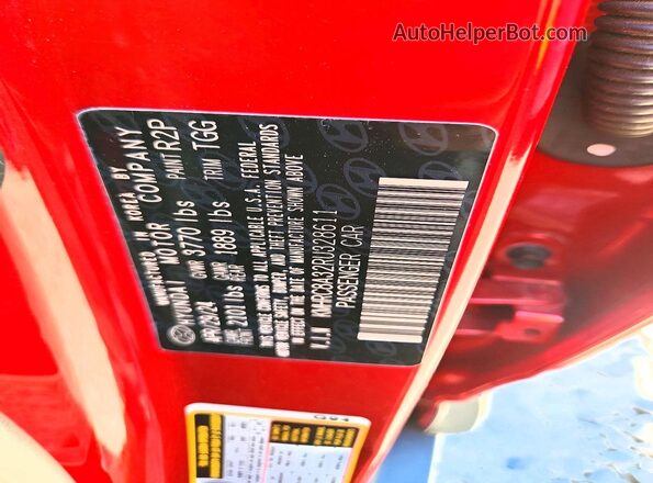 KMHRC8A32RU328611 2024 HYUNDAI VENUE Red Widok komory silnika