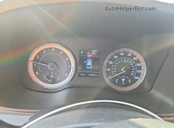 KMHRC8A33LU016238 2020 HYUNDAI VENUE Черный Вид щитка приборов