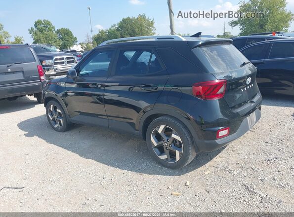 KMHRC8A33LU018605 2020 HYUNDAI VENUE Black Trasero izquierdo