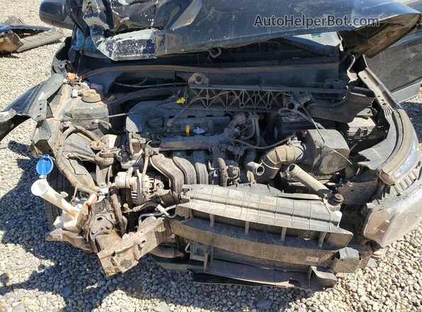 KMHRC8A33LU060837 2020 HYUNDAI VENUE Black ძრავის განყოფილების ხედი