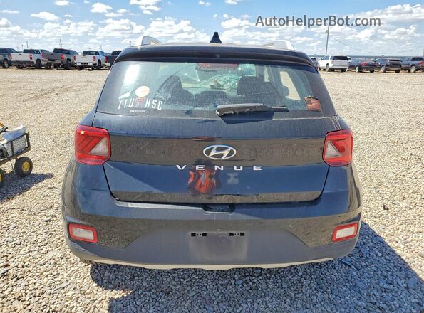 KMHRC8A33LU060837 2020 HYUNDAI VENUE Black უკანა ხედი