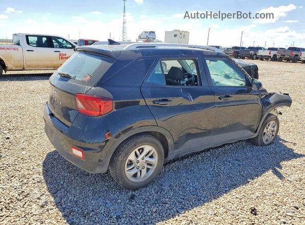 KMHRC8A33LU060837 2020 HYUNDAI VENUE Black უკანა მარჯვენა