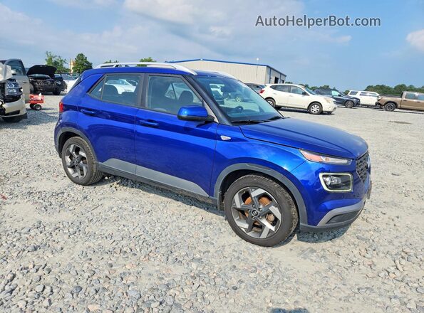 KMHRC8A33MU097811 2021 HYUNDAI VENUE Blue Delantero derecho