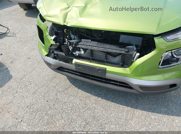 KMHRC8A33PU229583 2023 HYUNDAI VENUE Green Դիմացի տեսք